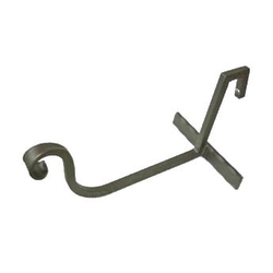 Geschmiedete Blumentopfhalter, geeignet für Außen-Geländer Geschmiedete Blumentopfhalter, geeignet für Außen-Geländer