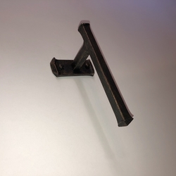 Geschmiedeter Halter für Toilettenpapier und Handtuch Geschmiedeter Halter für Toilettenpapier und Handtuch