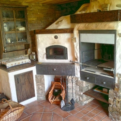 Schmiedeeiserne Accessoires für Kamin im Vintage-Stil + Kaminwerkzeug Schmiedeeiserne Accessoires für Kamin im Vintage-Stil + Kaminwerkzeug