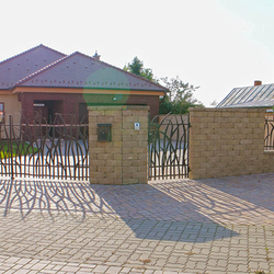 Schmiedeeisernes Tor, inspiriert von der Natur Schmiedeeisernes Tor, inspiriert von der Natur