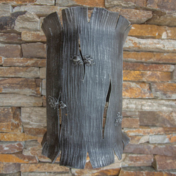 Geschmiedete Wandlampe 'Borke' Außenbeleuchtung Geschmiedete Wandlampe 'Borke' Außenbeleuchtung