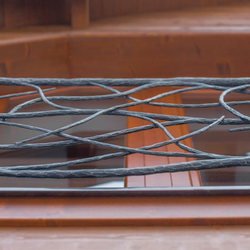 Detail des Geländer für französische Fenster Detail des Geländer für französische Fenster