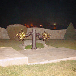 Gartenlampe 'Märchenbaum' - handgeschmiedetes Kunstwerk Gartenlampe 'Märchenbaum' - handgeschmiedetes Kunstwerk