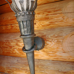 Geschmiedete Gartenleuchte FAK¼A – Außenwandleuchte – außergewöhnliche Beleuchtung des Wellness-Eingangs Geschmiedete Gartenleuchte FAK¼A – Außenwandleuchte – außergewöhnliche Beleuchtung des Wellness-Eingangs