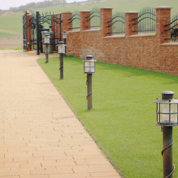 Spaziergang im beleuchteten Garten - kunstgeschmiedete Ständebeleuchutung Spaziergang im beleuchteten Garten - kunstgeschmiedete Ständebeleuchutung