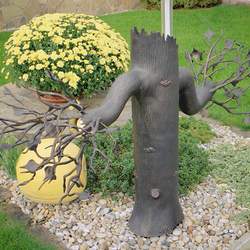 Handgeschmiedete Gartenbeleuchtung 'Baum' - Außenbeleuchtung Handgeschmiedete Gartenbeleuchtung 'Baum' - Außenbeleuchtung