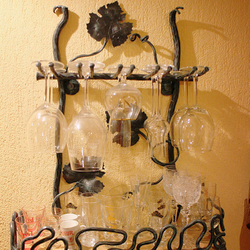 Geschmiedetes Regal für Glässer - Luxusmöbel Geschmiedetes Regal für Glässer - Luxusmöbel