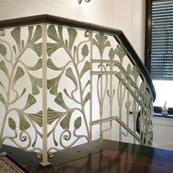 Historisches Treppengeländer für Innen geschmiedet im Kunstschmiede UKOVMI Historisches Treppengeländer für Innen geschmiedet im Kunstschmiede UKOVMI