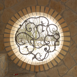 Schmiedeeisernes Gitter – Wurzeln Schmiedeeisernes Gitter – Wurzeln