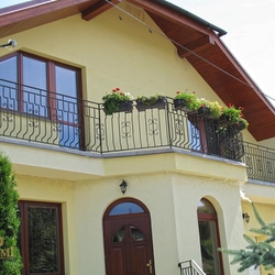 Geländer am Einfamilienhaus Geländer am Einfamilienhaus