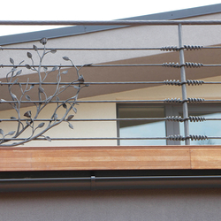 Modernes schmiedeeisernes Geländer Modernes schmiedeeisernes Geländer