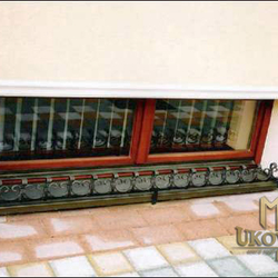 Schmiedeeiserner Blumentopfhalter Schmiedeeiserner Blumentopfhalter