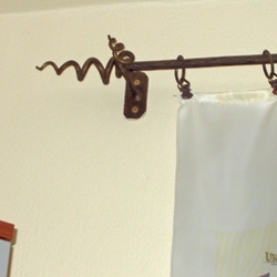 Schmiedeeiserne Gardinenstange – schmiedeeiserne Möbel Schmiedeeiserne Gardinenstange – schmiedeeiserne Möbel