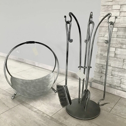 Geschmiedetes Kaminbesteck – einfaches Design – modernes Kaminbesteck Geschmiedetes Kaminbesteck – einfaches Design – modernes Kaminbesteck