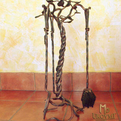 Kaminofenbesteck – Naturmotiv – Luxus-Kaminsets Kaminofenbesteck – Naturmotiv – Luxus-Kaminsets