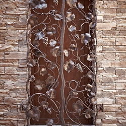 Handgeschmiedetes Luxusgitter – Weintraube – kunstvolles Gitter Handgeschmiedetes Luxusgitter – Weintraube – kunstvolles Gitter