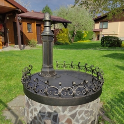 Geschmiedeter Brunnenabdeckungen - Gartenaccessoire Geschmiedeter Brunnenabdeckungen - Gartenaccessoire