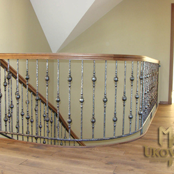 Innengeländer mit Kugelelementen Innengeländer mit Kugelelementen