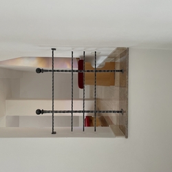 Geländer auf der Empore in einer Kirche in der Ostslowakei Geländer auf der Empore in einer Kirche in der Ostslowakei